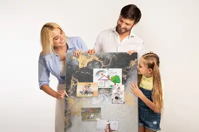 Panou din plută cu motiv de abstracție de marmură