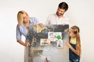 Panou din plută cu motiv de abstracție de marmură
