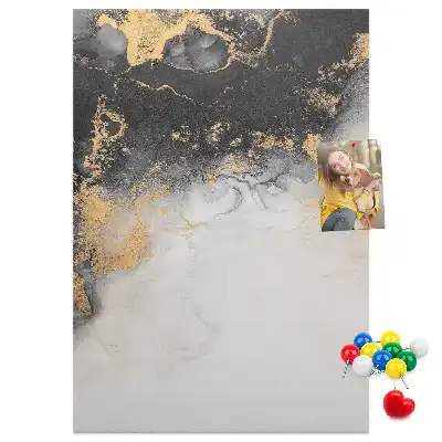 Panou din plută cu motiv de abstracție de marmură