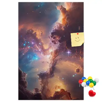 Panou de plută cu model Galaxie cosmică