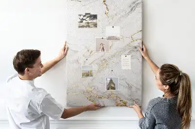 Panou din plută cu model decorativ de marmură