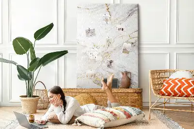 Panou din plută cu model decorativ de marmură