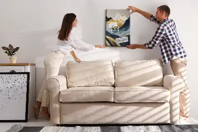 Panou de plută cu model abstract Munți