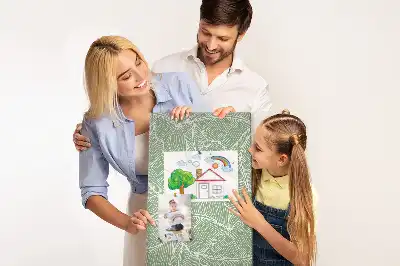 Panou din plută cu motiv de frunze mari