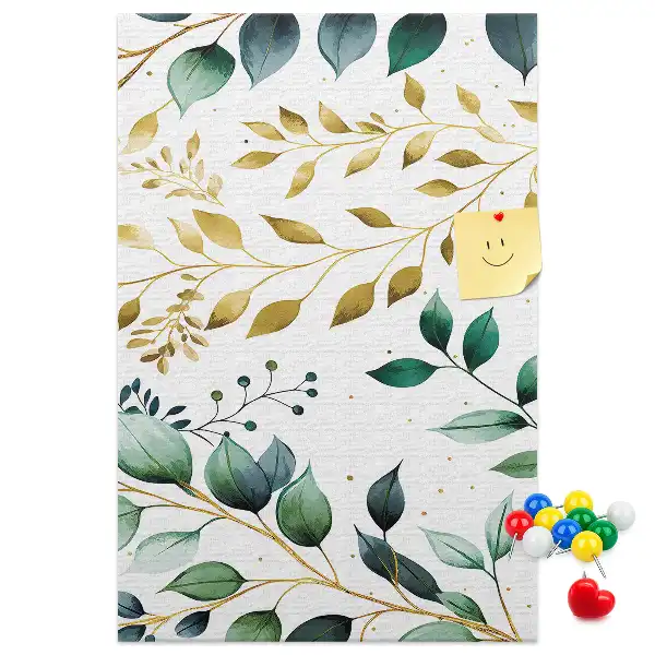 Panou din plută cu model floral