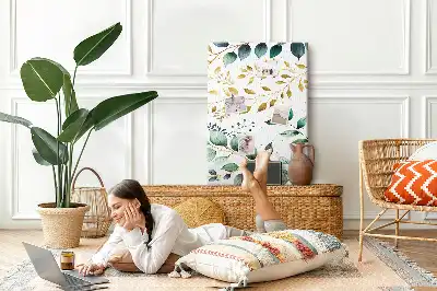 Panou din plută cu model floral