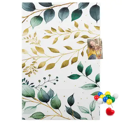 Panou din plută cu model floral