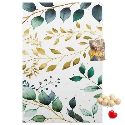 Panou din plută cu model floral