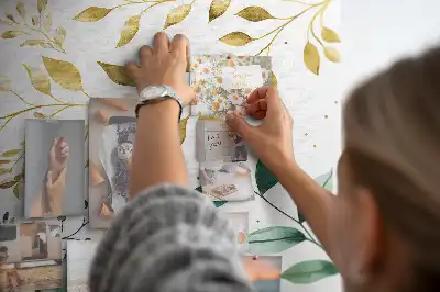 Panou din plută cu model floral