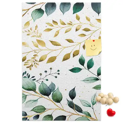 Panou din plută cu model floral