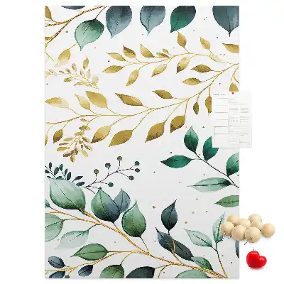 Panou din plută cu model floral