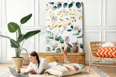 Panou din plută cu model floral