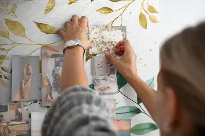 Panou din plută cu model floral