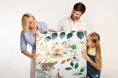 Panou din plută cu model floral