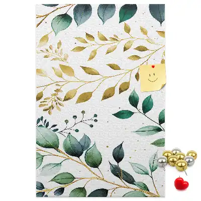 Panou din plută cu model floral