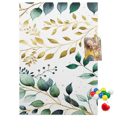 Panou din plută cu model floral