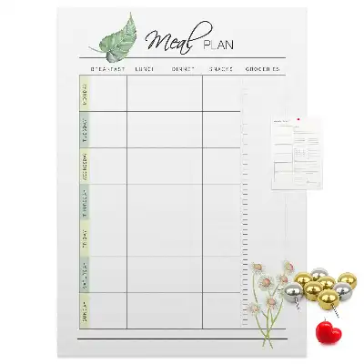 Panou de plută pentru planificarea meselor