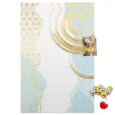 Panou de plută cu motiv ornamental abstract