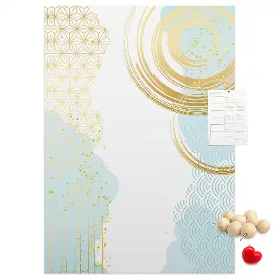 Panou de plută cu motiv ornamental abstract