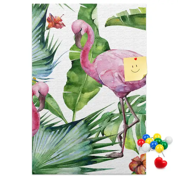 Panou din plută Flamingo în natură