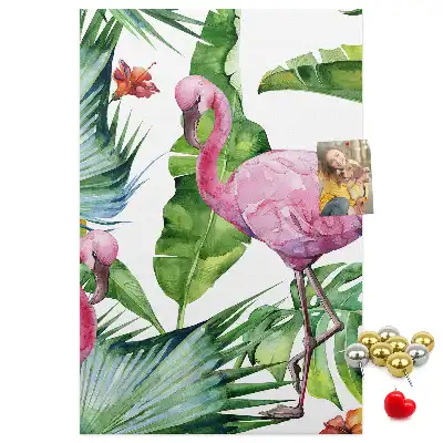 Panou din plută Flamingo în natură