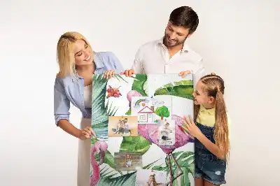 Panou din plută Flamingo în natură
