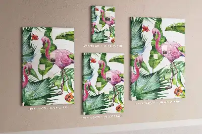 Panou din plută Flamingo în natură