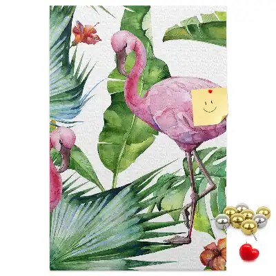 Panou din plută Flamingo în natură