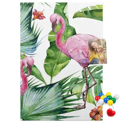 Panou din plută Flamingo în natură