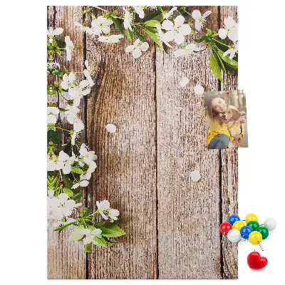Panou de plută cu model cu margarete