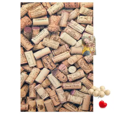 Panou din plută model Dopuri de vin