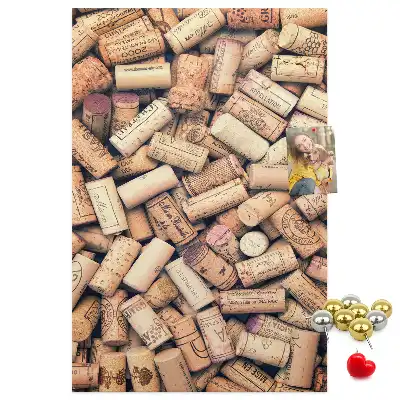 Panou din plută model Dopuri de vin