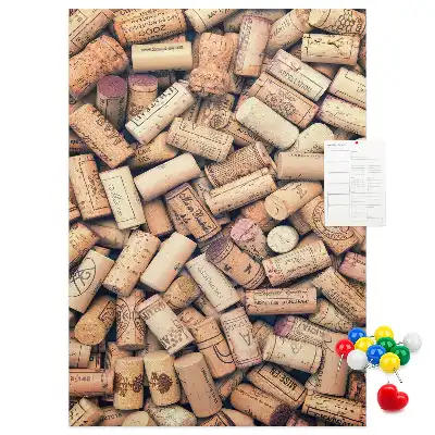 Panou din plută model Dopuri de vin