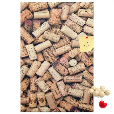 Panou din plută model Dopuri de vin