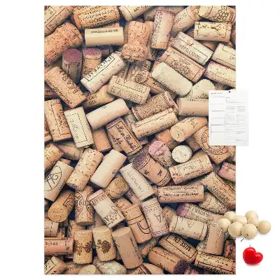 Panou din plută model Dopuri de vin