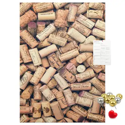 Panou din plută model Dopuri de vin