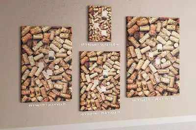 Panou din plută model Dopuri de vin