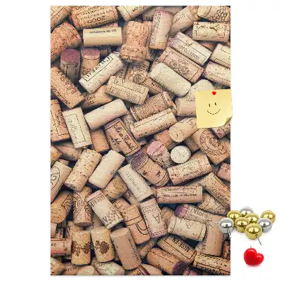 Panou din plută model Dopuri de vin
