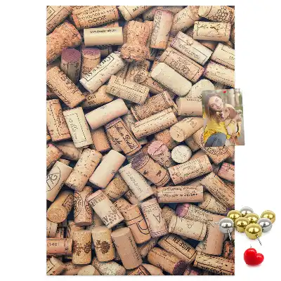 Panou din plută model Dopuri de vin