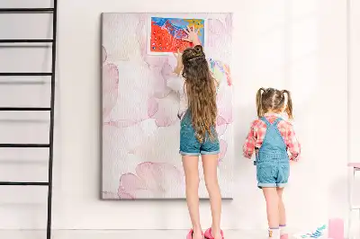 Panou de plută cu model petale de flori