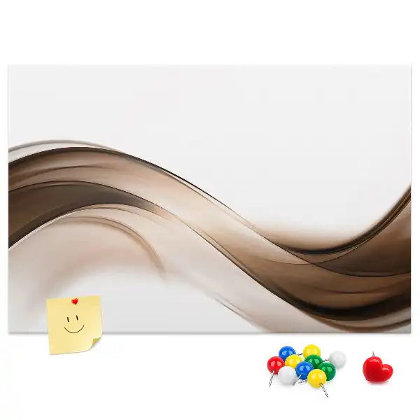 Panou din plută cu model abstract liniar