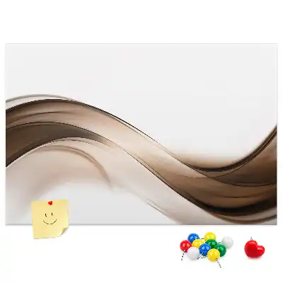Panou din plută cu model abstract liniar