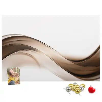 Panou din plută cu model abstract liniar