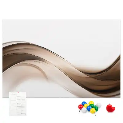 Panou din plută cu model abstract liniar