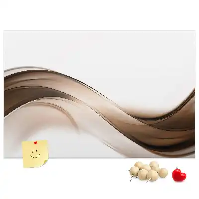 Panou din plută cu model abstract liniar