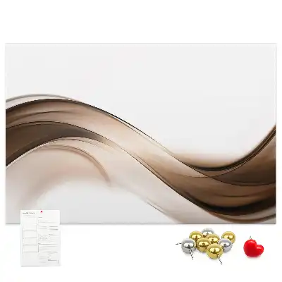 Panou din plută cu model abstract liniar