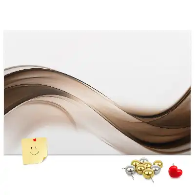 Panou din plută cu model abstract liniar