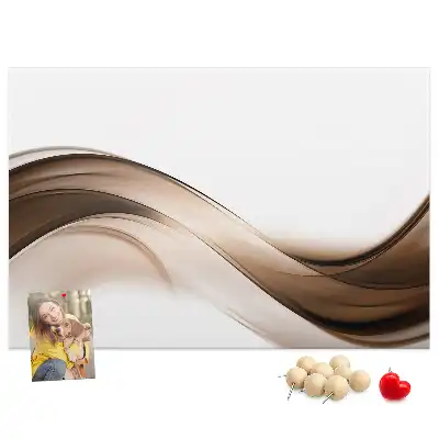 Panou din plută cu model abstract liniar