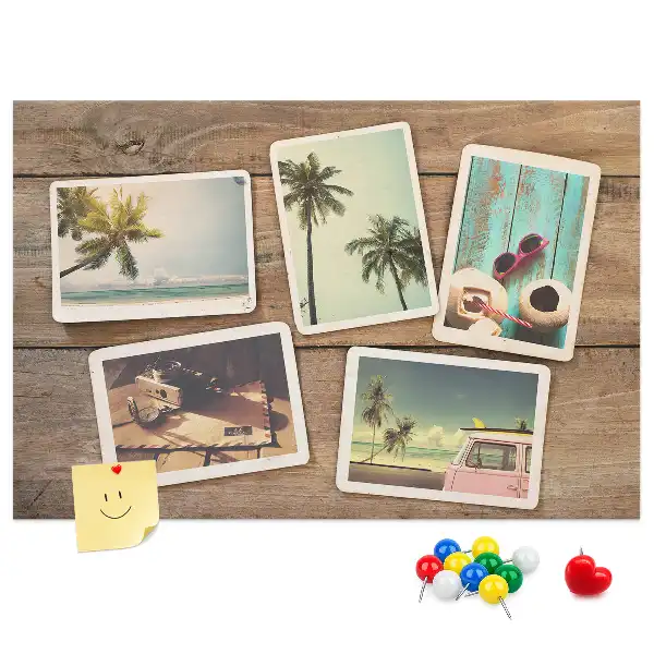 Tablou din plută pentru poze tip polaroid