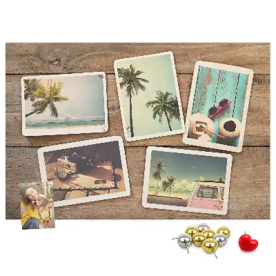 Tablou din plută pentru poze tip polaroid